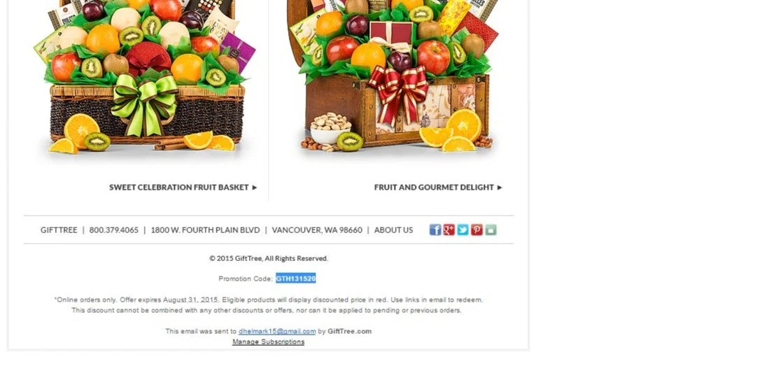 Gift tree coupon code
