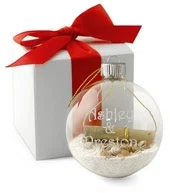 Seashell Beach Wedding Ornament