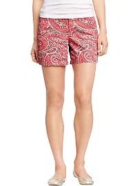 Women's Everyday Printed-Khaki Shorts (5