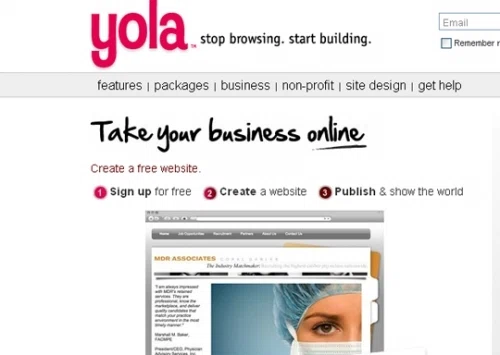 Start Your Website Online With Yola For Less
