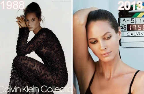 Supermodel Christy Turlington Burns & Calvin Klein Revisit The Past With A  New Ad Campaign