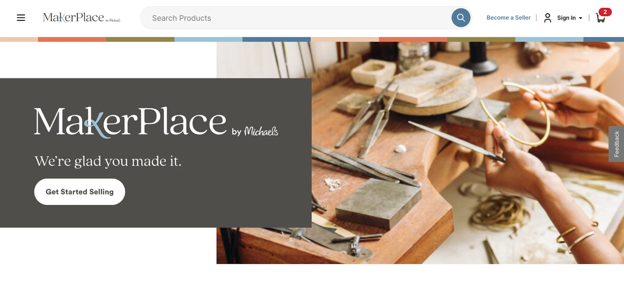 Sell crafts with your own store on Michaels MakerPlace.
