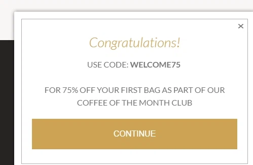 1st in coffee coupon code