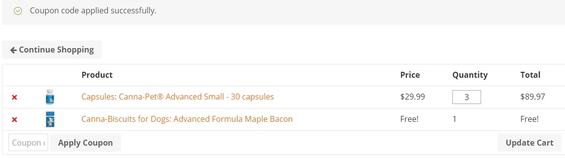 Canna pet coupon code