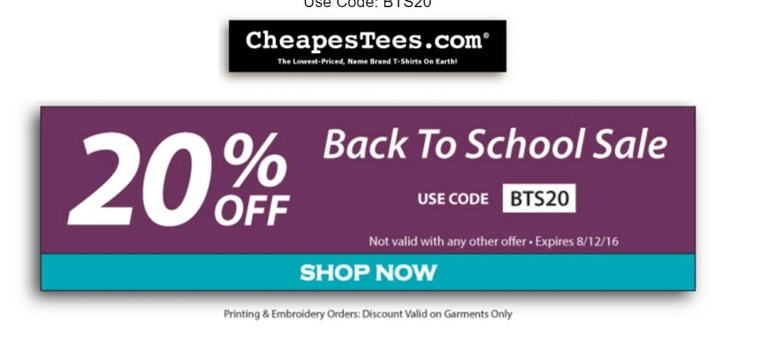 Other tees coupon code