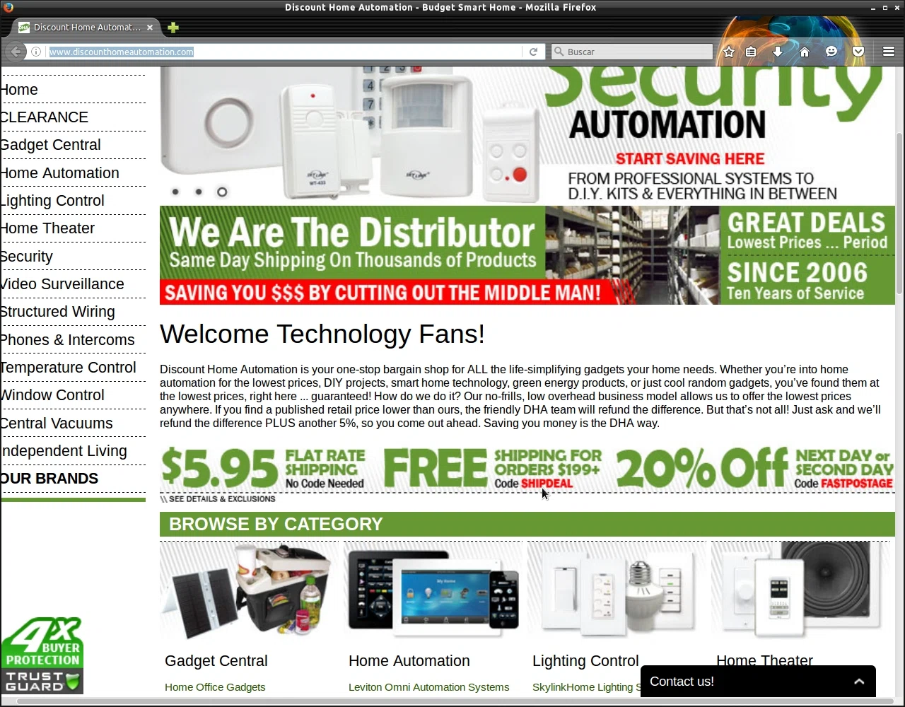 Discount home automation coupon