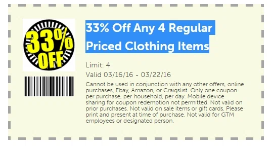 Gtm discount coupons