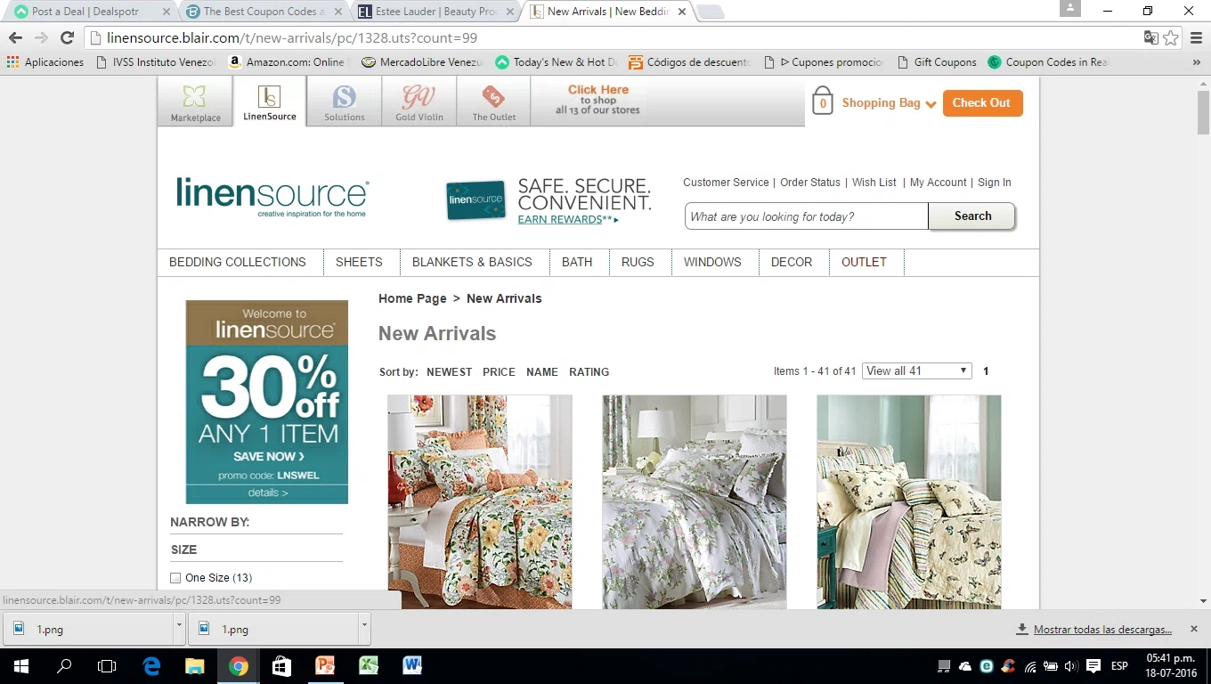 Blair coupons