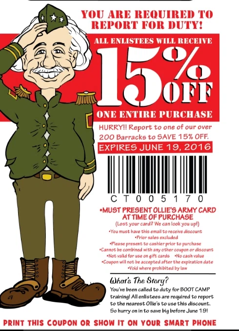 Does ollies take coupons