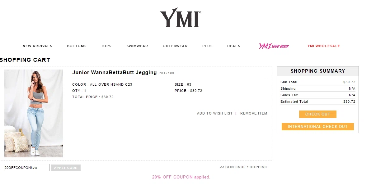 Ymi coupon code