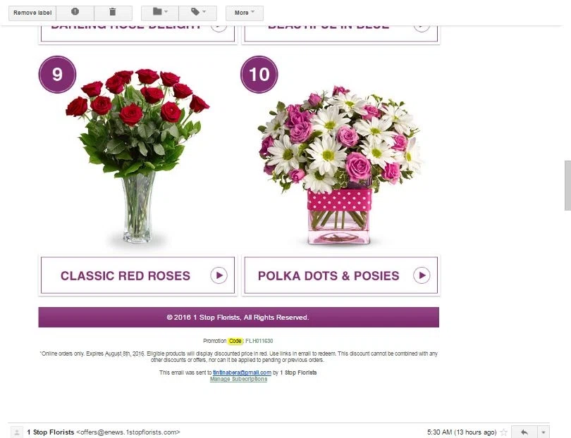 Active Marks & Spencer Vouchers & Discount Codes for December 2018 Email me codes that work for 1-800-FLOWERS.COM