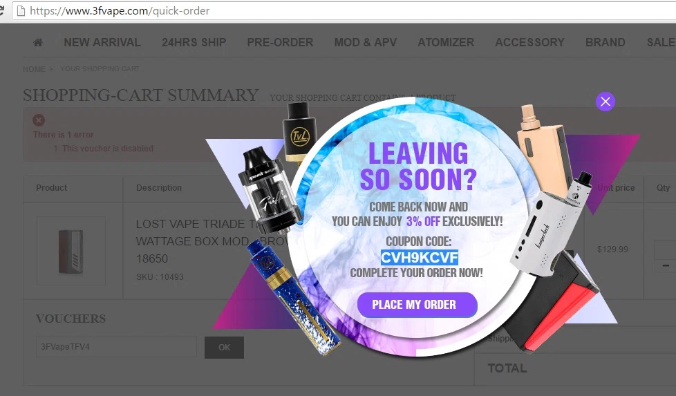 3fvape coupon code