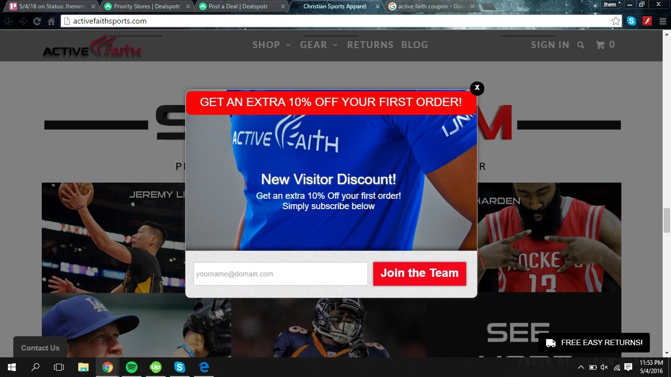 Active faith coupon code
