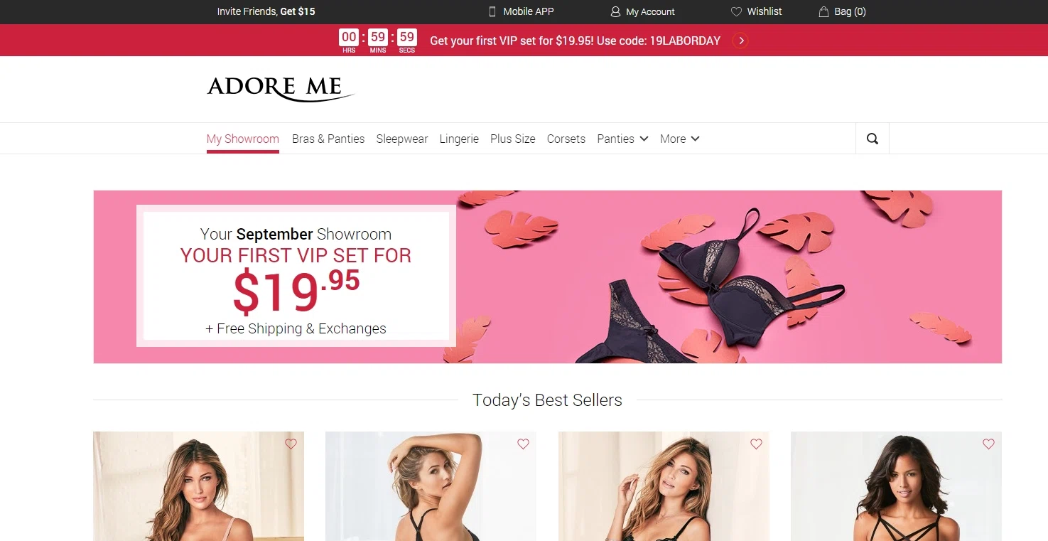 Adore me coupon code