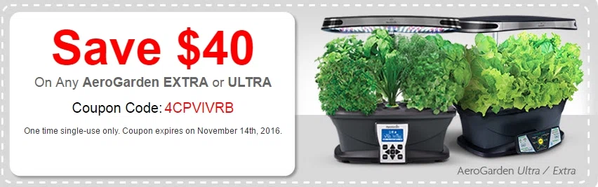 Aerogarden coupon code