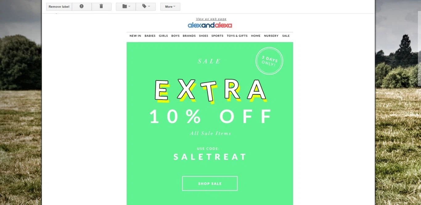 Alexandalexa coupon code uk