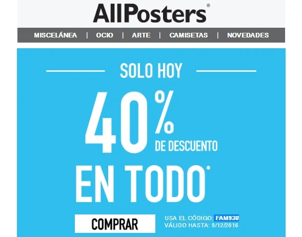 All posters coupon code
