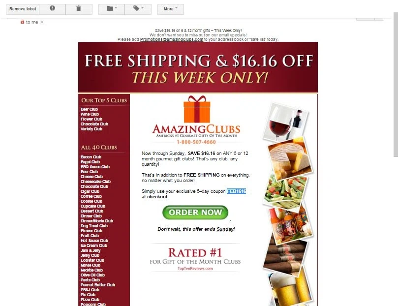 Amazing clubs coupon code