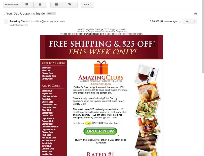 Amazing clubs coupon code
