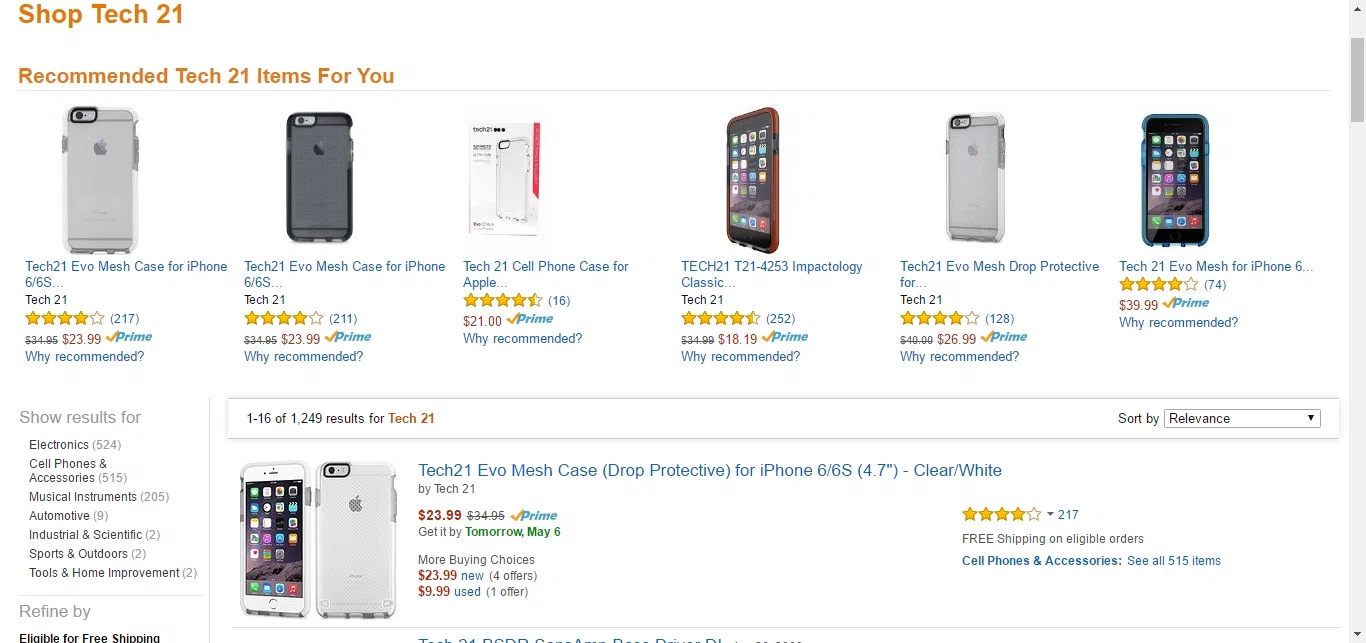 Tech 21 coupon code