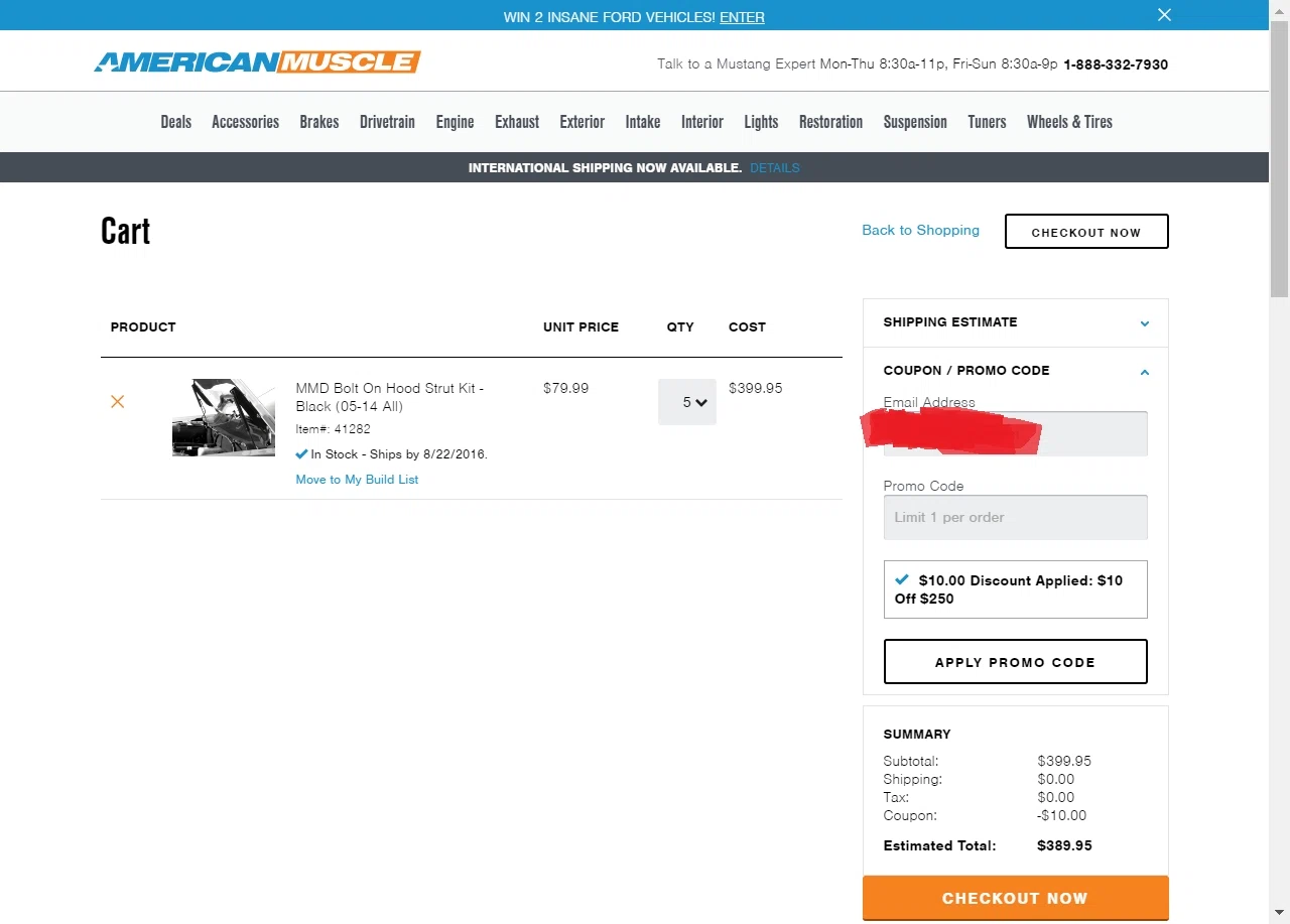 American muscle coupon code january 2018