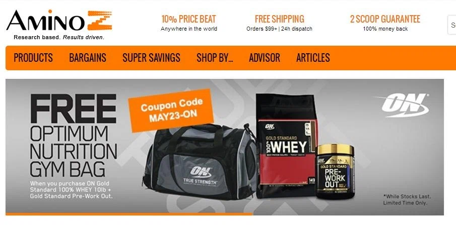 Optimum nutrition coupon code