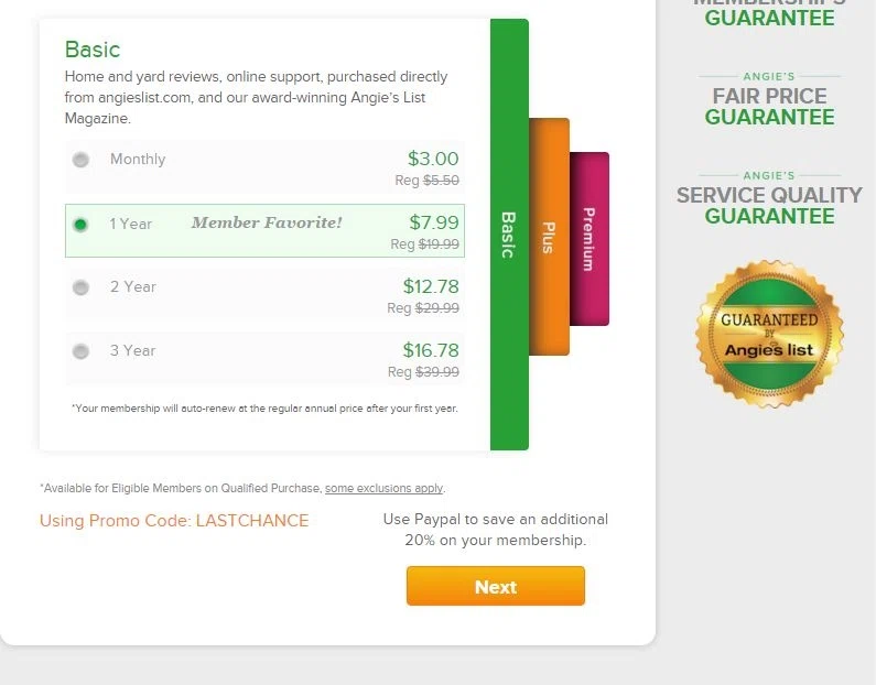 Promo code angies list Save with Angie's List promo codes and coupons for December Today's top Angie's List offer: 50% off Coupon. Find 17 Angie's List coupons and discounts at glucecelpa1988.gq Tested and verified on December 04,