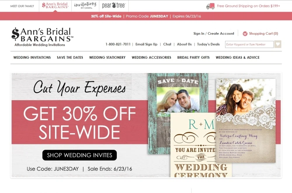 Ann's bridal bargains coupon discount codes