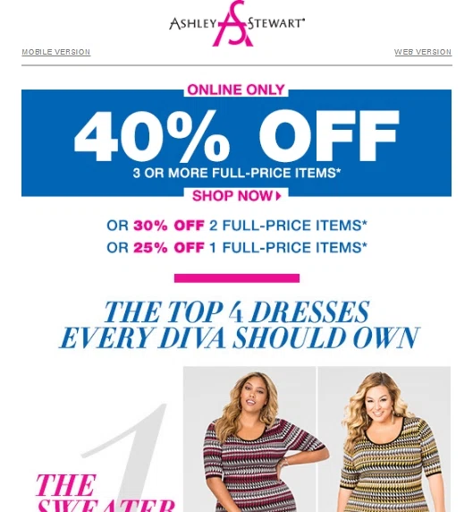 Ashley stewart coupon codes 2018