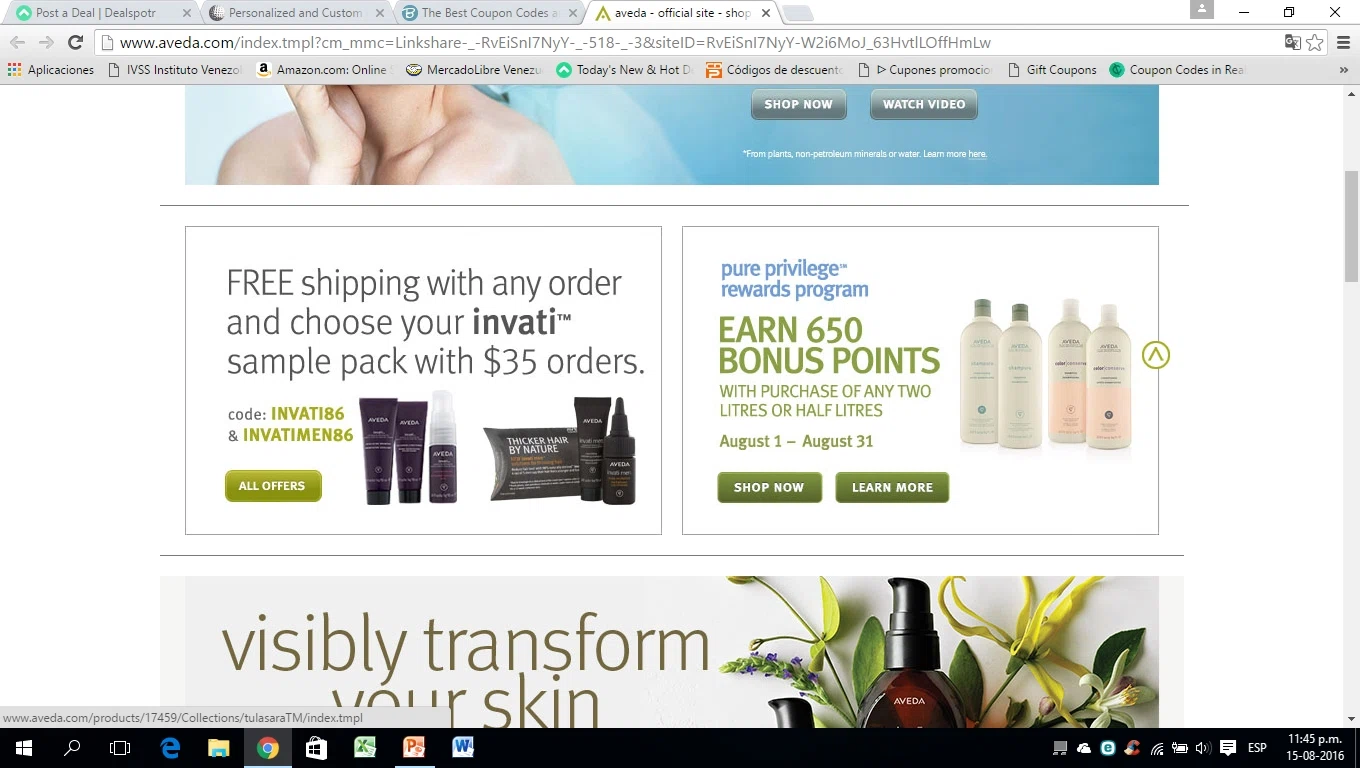 Aveda coupon code