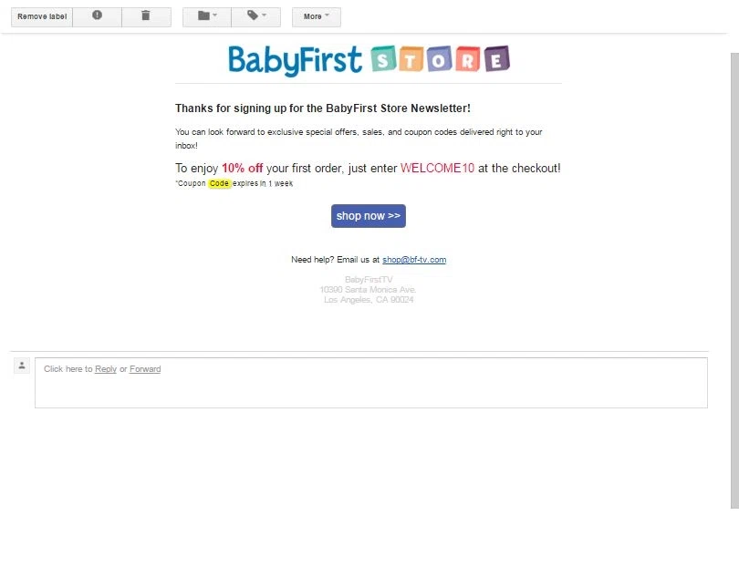 Baby first tv coupon code