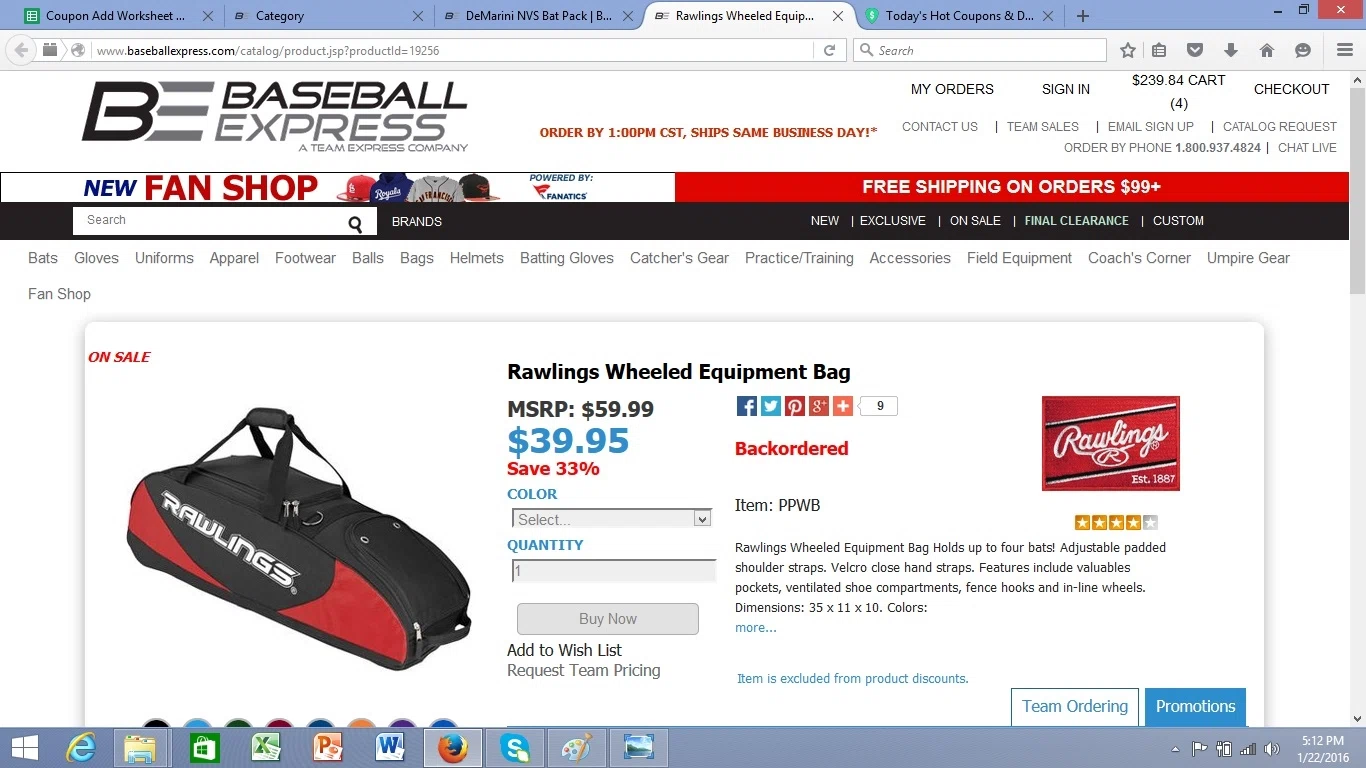 Baseball express coupon code