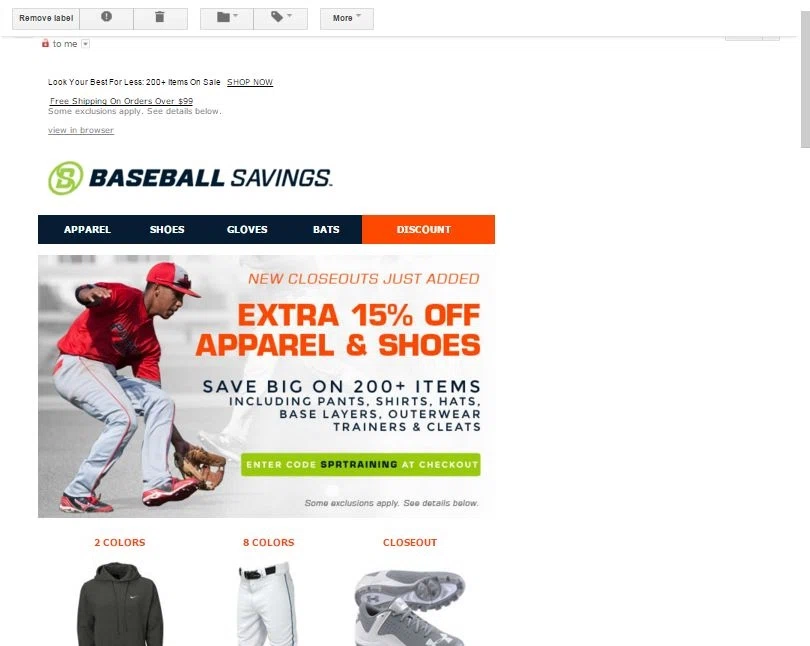 Baseballsavings.com coupon code