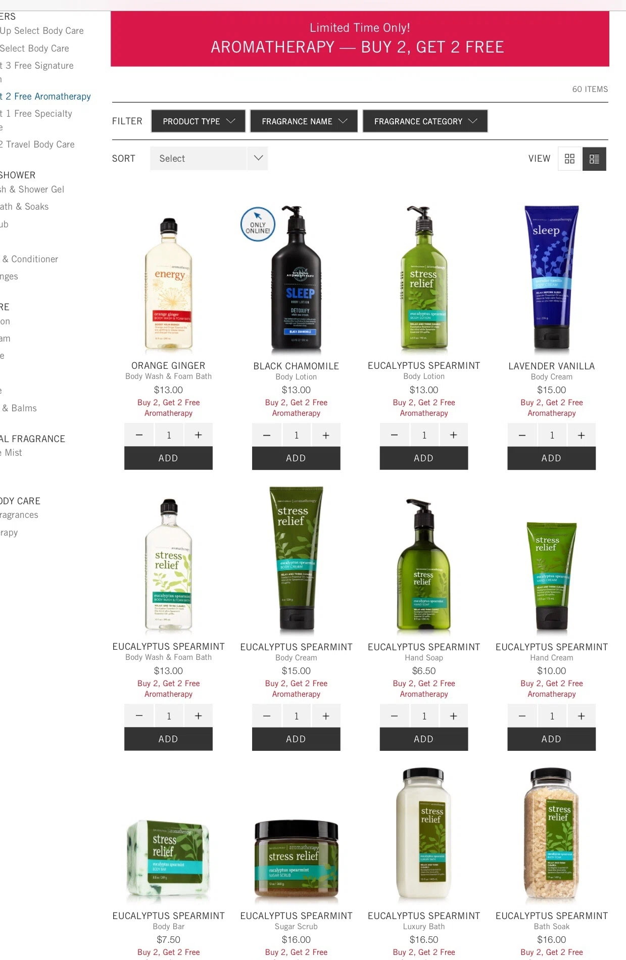 Buy 2 Get 2 Free Aromatherapy at Bath &amp; Body Works | Dealspotr