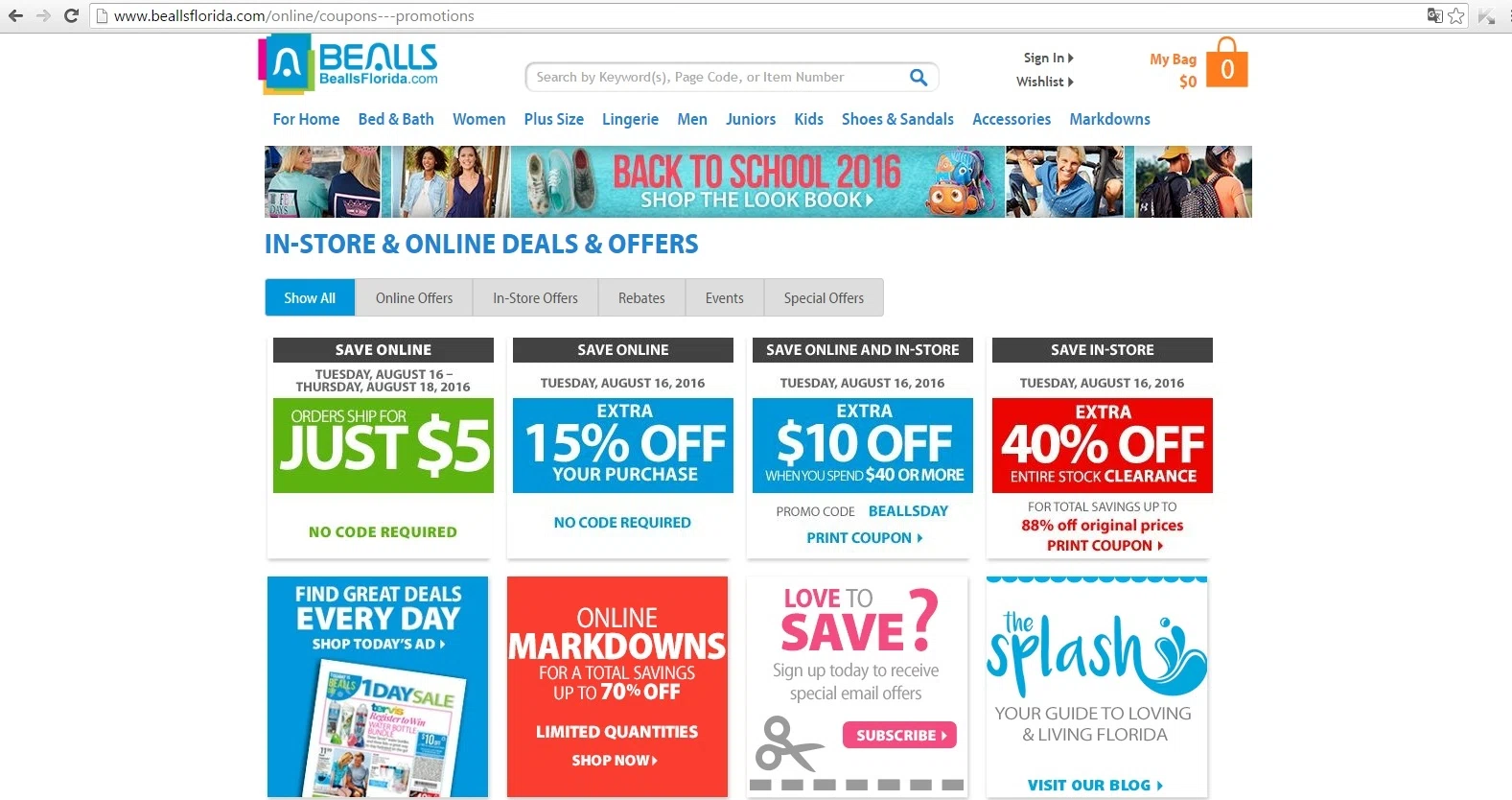 Bealls shoes coupons