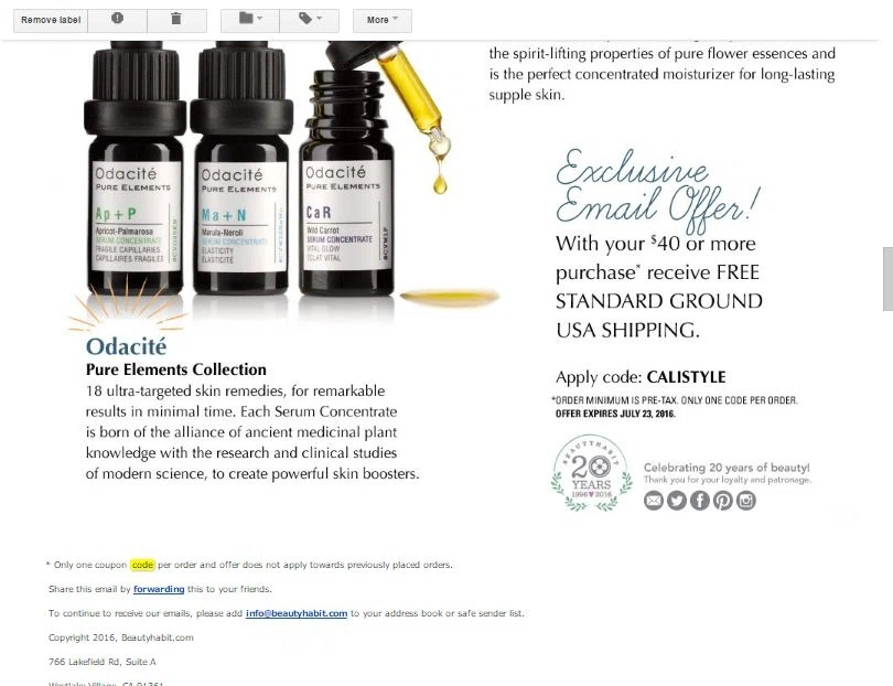Beautyhabit coupon code