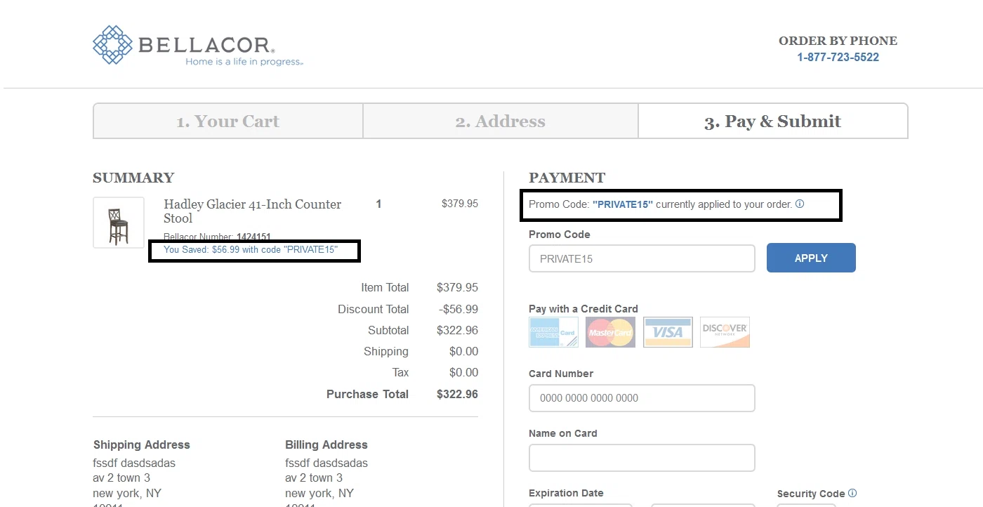 Bellacor coupon code