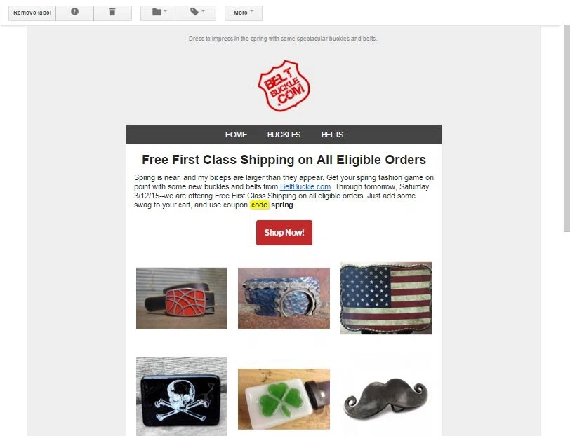 Buckle coupon code