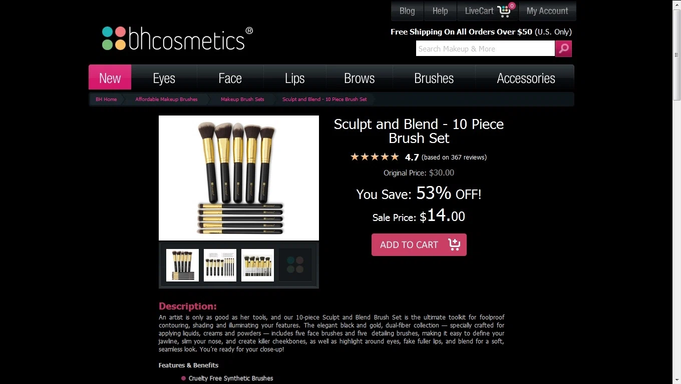 Coupons code bh cosmetics