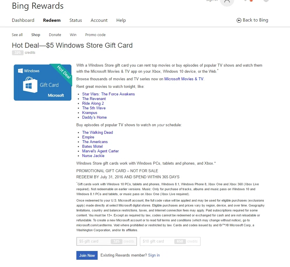 Top Categories Browse for Bing Rewards coupons valid through November below. Find the latest Bing Rewards coupon codes, online promotional codes, and the overall best coupons posted by our team of experts.