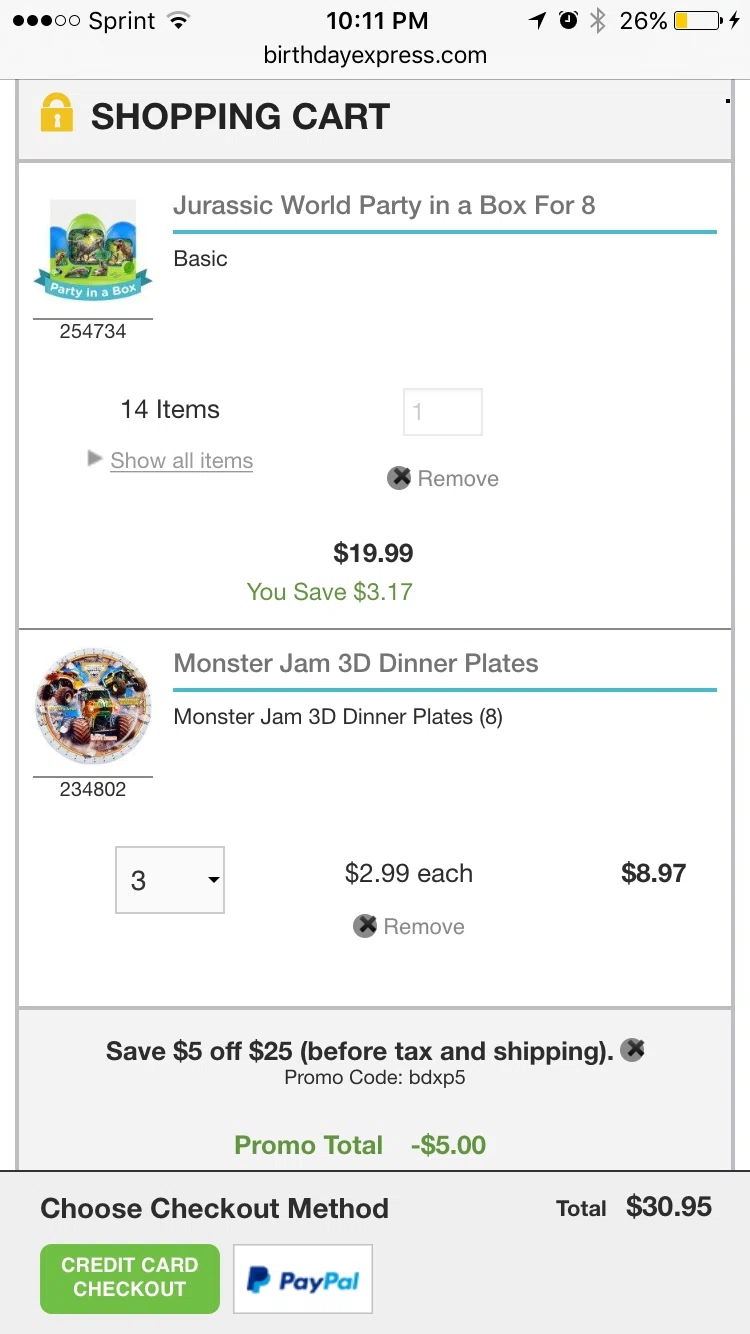 Birthday express coupon codes