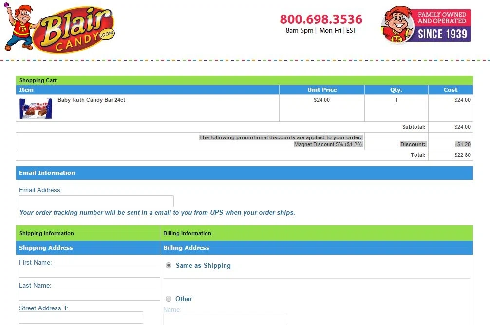 Blair coupons 30 off