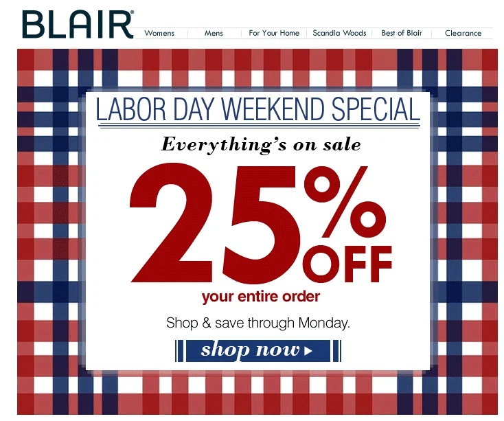 Blair coupons