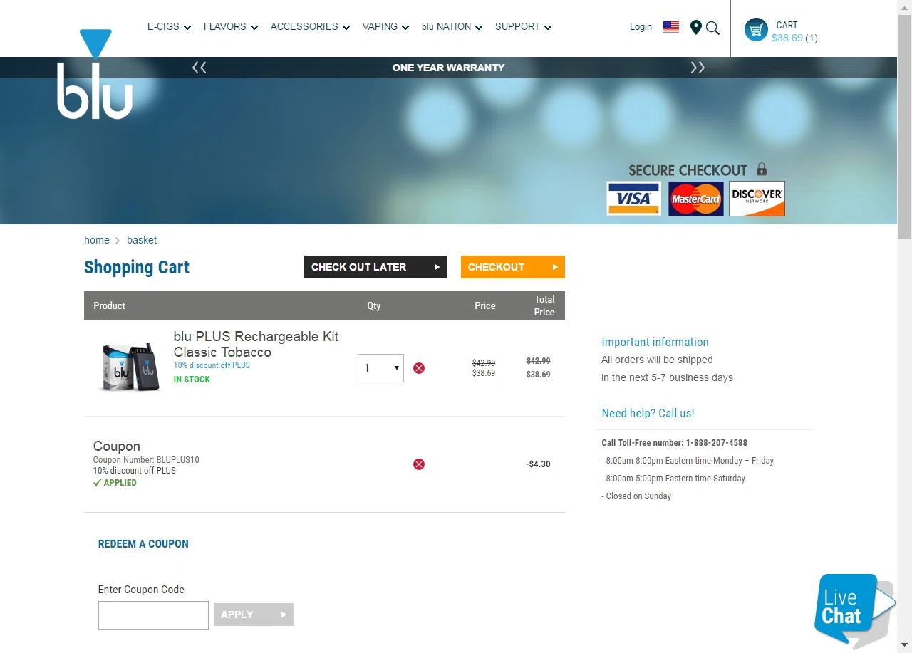 Blu cig coupon codes 2018