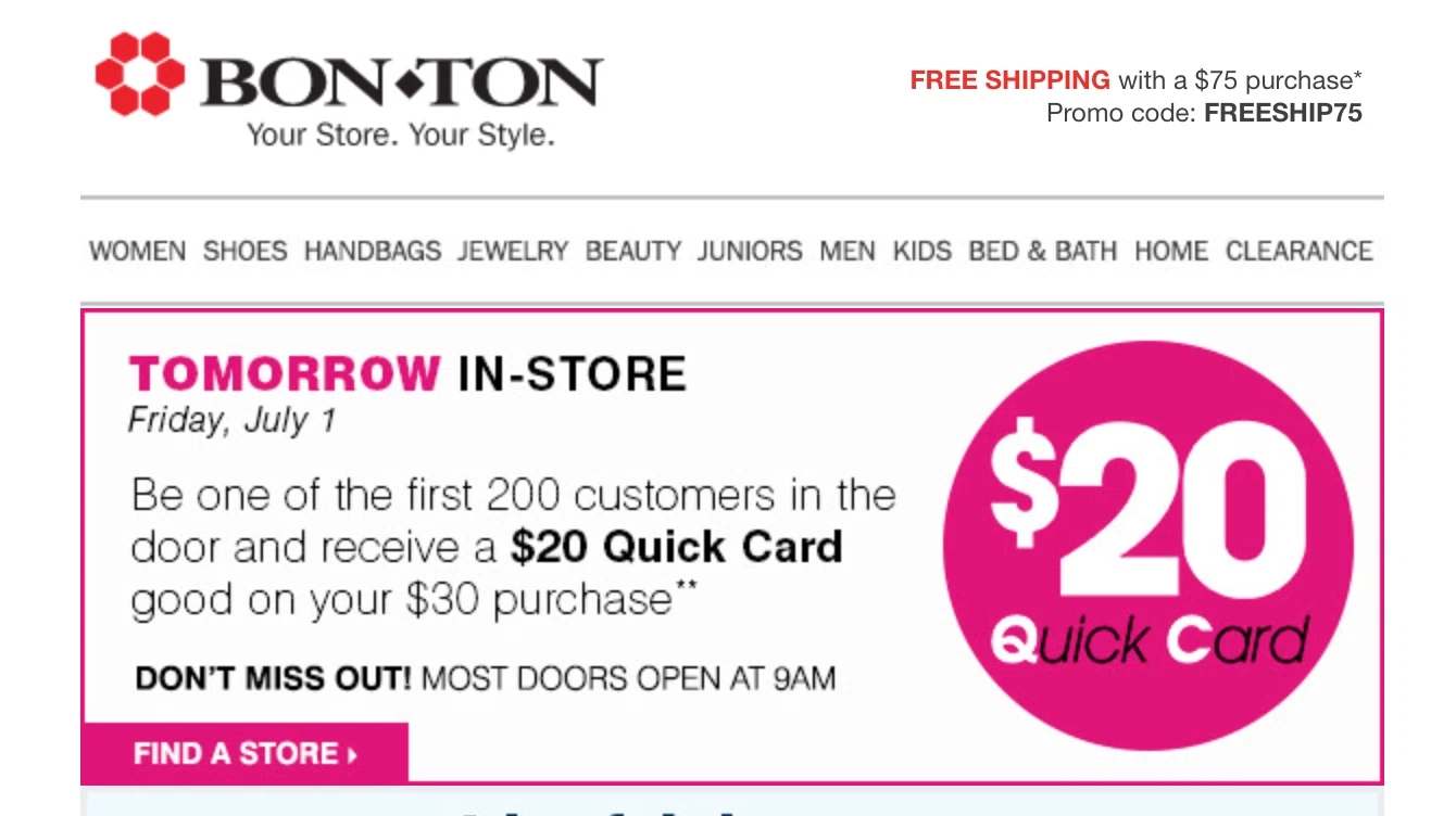 Bon ton printable coupons