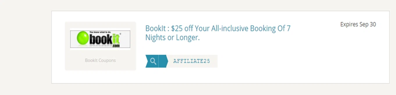 Bookit.com coupon code