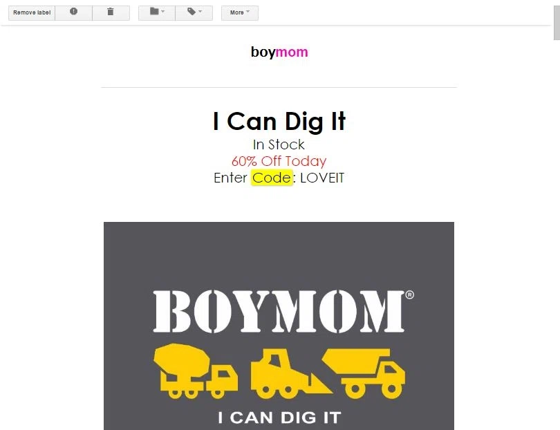 Boymom coupon code