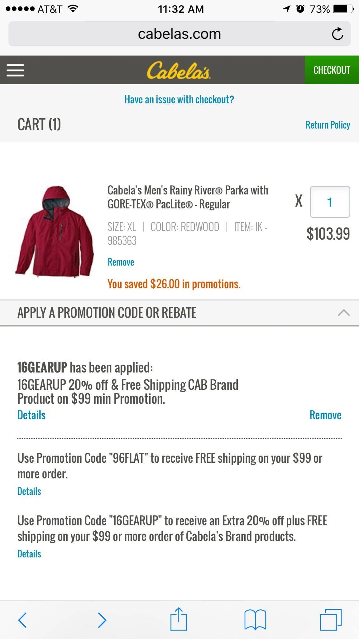 Cabelas coupon code online