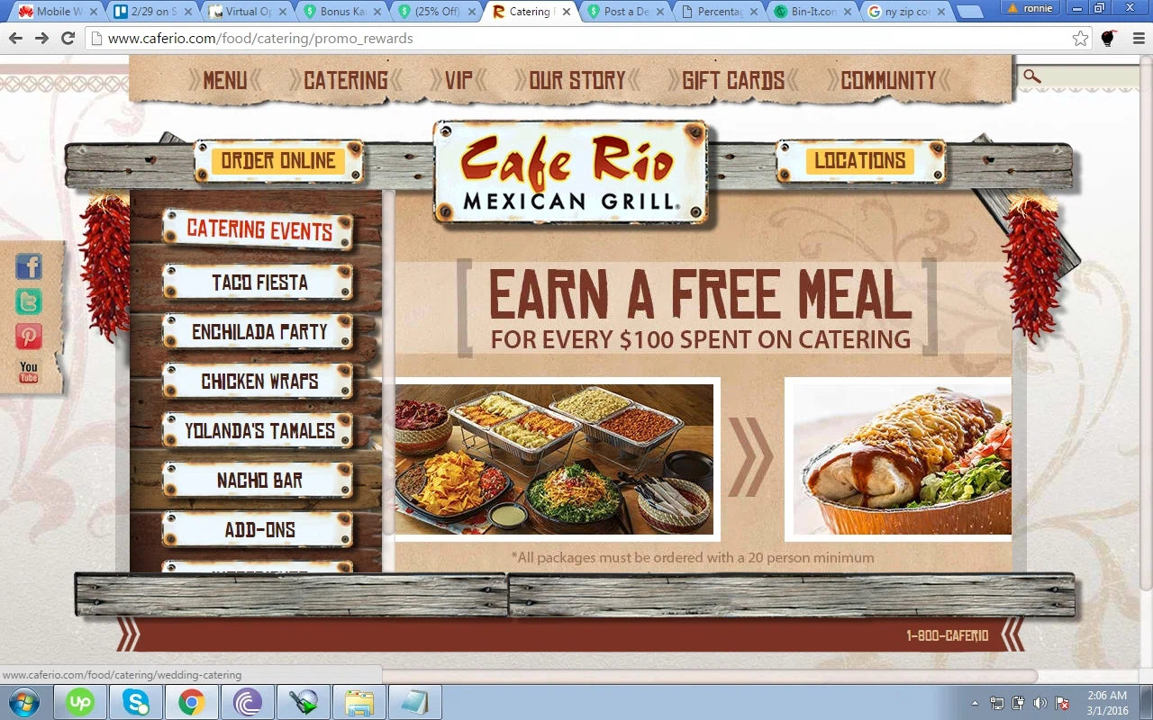 Cafe rio coupon code