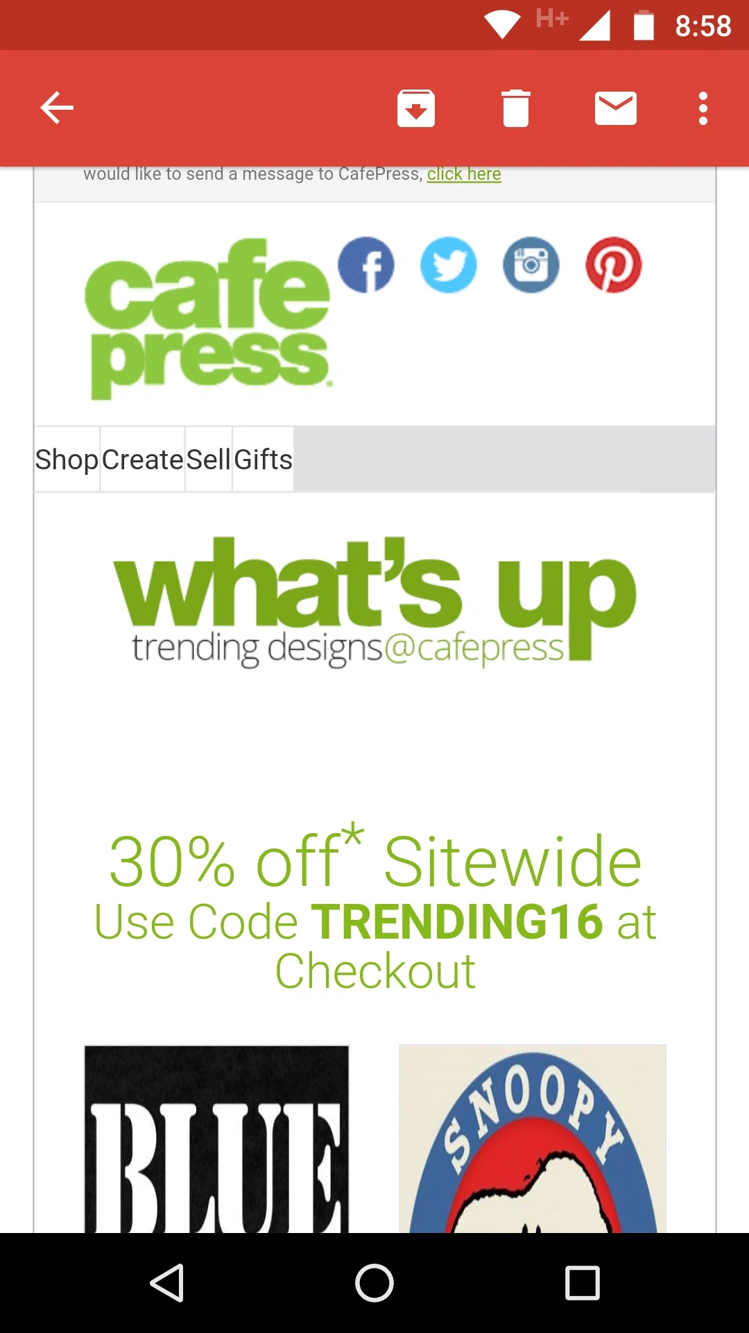Cafepress coupon codes